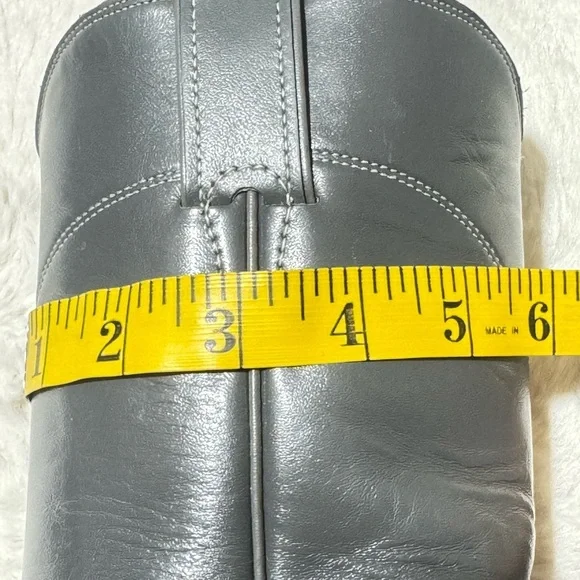 Justin Roper Cowboy Boots 3025 Gray Men 6.5C Made in USA VTG Y2K 87' Stock